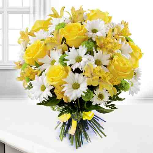 Sunny Flower Bouquet-Send Flowers Get Well Soon