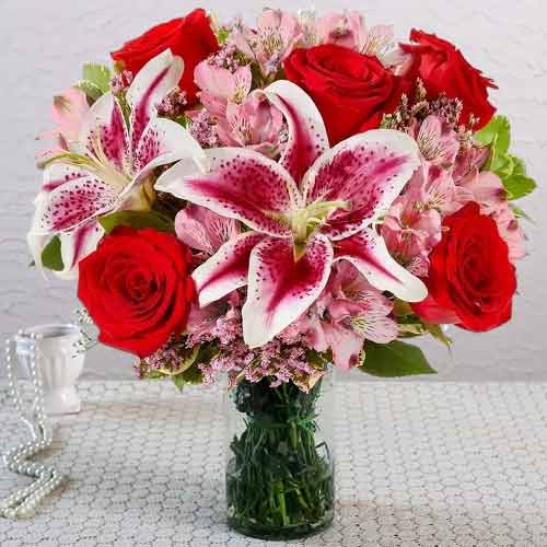 Joyful Flower Bouquet-Send Flowers For Birthday In Usa