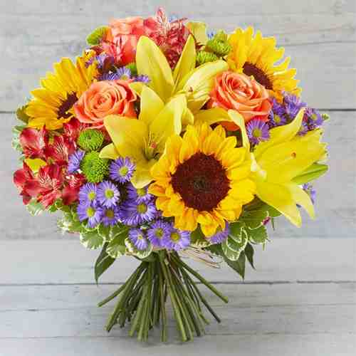 Perfect Beauty-Sending Her Flowers At Work