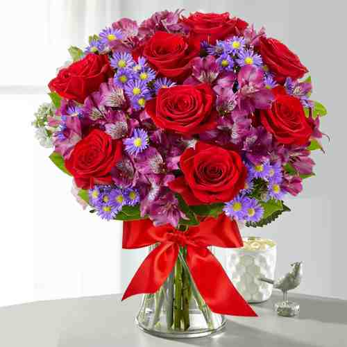 Bright Beauty Bouquet-Send A Bouquet Of Flowers To Her