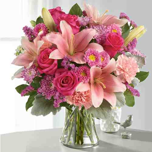 Dreamy Pink Arrangement-Deliver Mother'S Day Flowers
