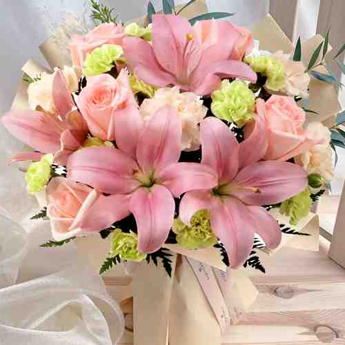 Pink Perfection Bouquet-Send Her Flowers