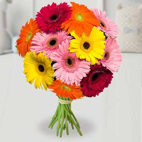 Gerbera Bouquet-Thinking Of You Flower Delivery