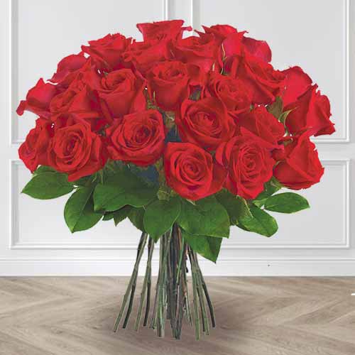 24 Red Rose Arrangements-Birthday Roses Delivered