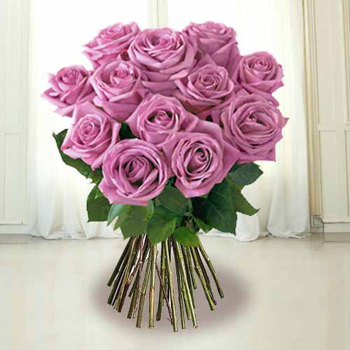 - Roses For Valentine'S Day Delivery | One Dozen Purple Rose
