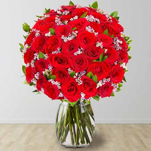 36 Red Rose Arrangement-Valentines Day Flower Gifts