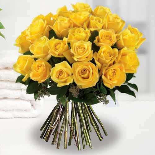 24 Yellow Roses-Order Roses For Valentine'S Day