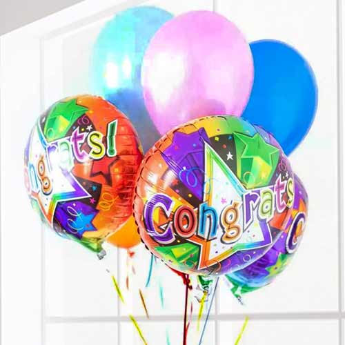 Congratulation Balloon Bouquet-Balloons To Send
