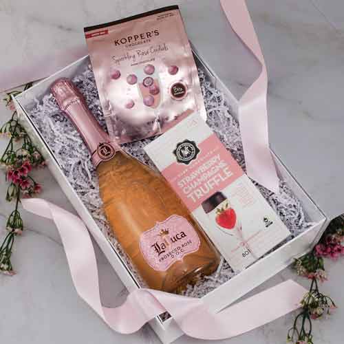 - Rosé Wine Gifts For Mother’s Day | Rose Wine Hamper With Sweet Surprises
