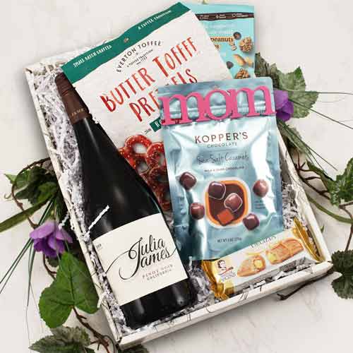 - Mother’s Day Red Wine Gift Hamper Delivery | Luxury Wine N Sweet Hamper