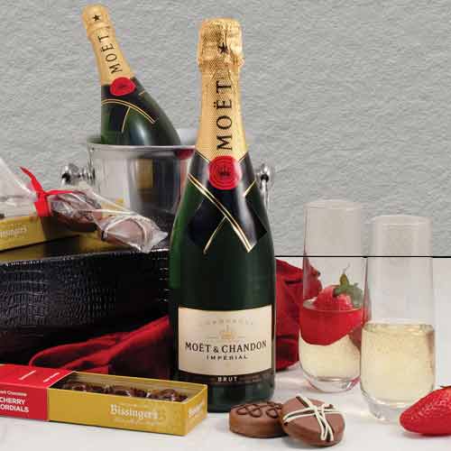 - Mother's Day Champagne And Chocolate Gift Box Delivery | Moet And Sweet Treat