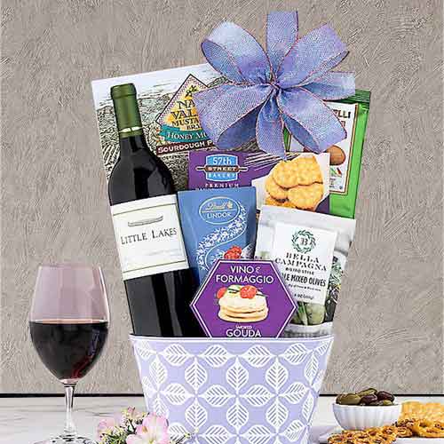 - Wine And Snack Gifts For Mother-in-Law | Cabernet Sauvignon And Delights