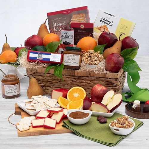 Wish Your Wealthy Health Basket -Get Well Gift Basket