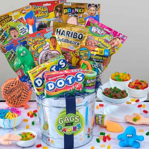 Gaming Basket with Toys -A Fun Gift Idea for Kids